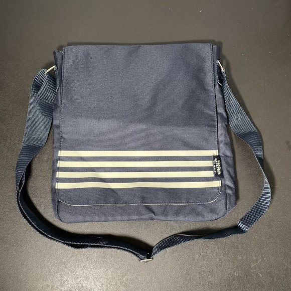 Jean Paul Gaultier Bag Unisex Crossover Folders Laptop Le Male Navy Blue Stripe